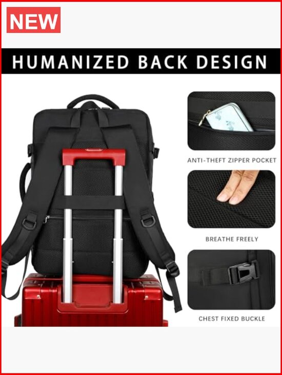 Travel Backpack for Women Men Airline Approved Carry On 40L Laptop Backpack main image 4